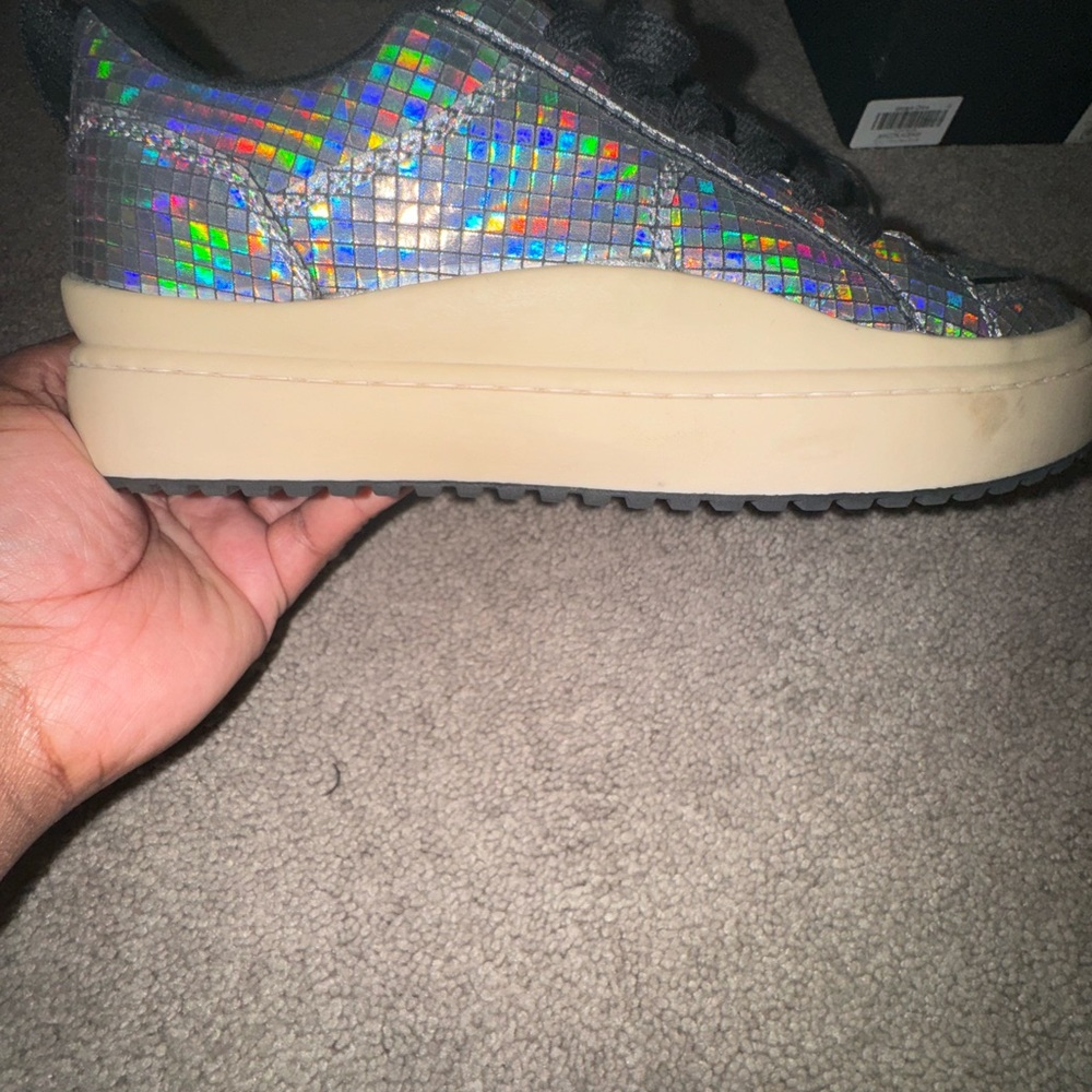 Silver Girl Sneakers